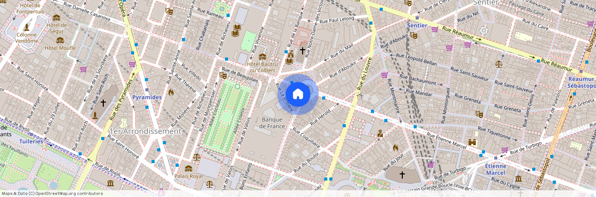 Appartement à louer place des Victoires, Paris 1er