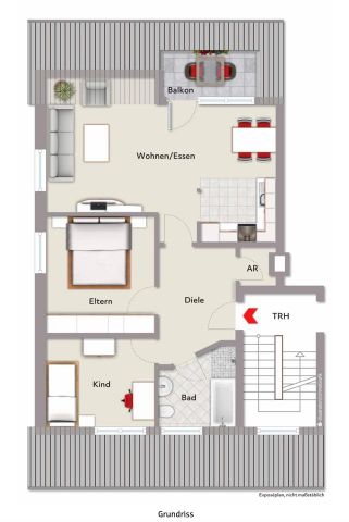 Moderne 3-Zimmer-Dachgeschosswohnung – Toplage Bergkamen - Photo 4