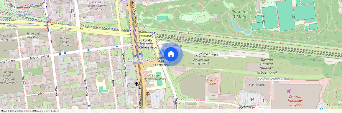 ul. Juliana Tuwima, Fabryczna Widzew, Widzew, Łódź, łódzkie