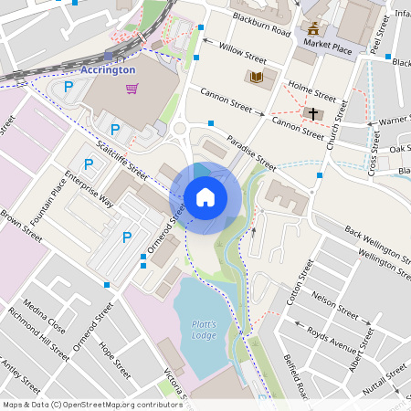 Waterside, St. James Court West, Accrington