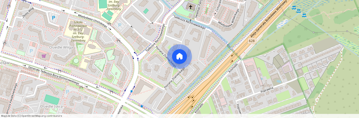 Warszawski, Warszawa, Praga-Południe, Gocław, Floriana, Znanieckiego