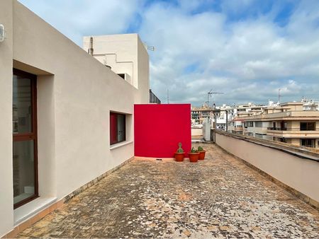 Ático en alquiler a largo plazo, Avenida Jaime III, centro de Palma, 2 dormitorios, terraza, sin amueblar - Foto 4