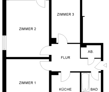 3 Zimmer Wohnung mit Loggia - Foto 4