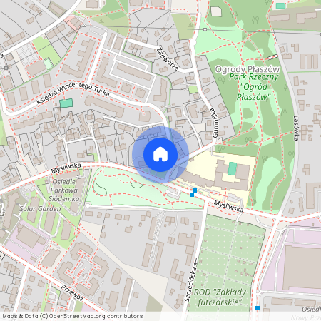 ul. Myśliwska, Płaszów, Podgórze, Kraków, małopolskie