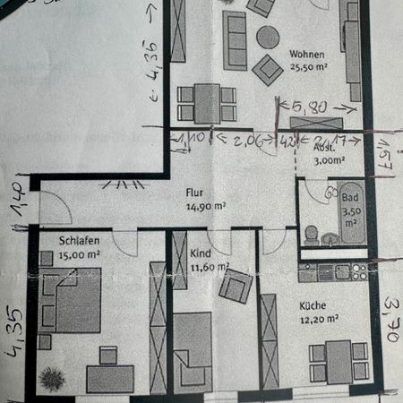 Wohnungstausch Zentrum-West 3 Zi Kü Bad Balkon 90m2 - Photo 4
