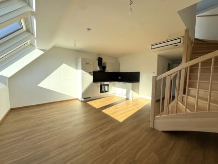 2 Zimmer DG Wohnung mit separatem Arbeitsbereich - großzügige Terrasse & Klimaanlage - Erstbezug - UNBEFRISTETE Mietdauer - Photo 3