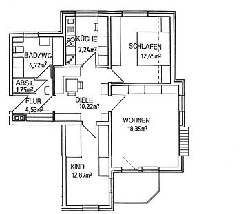 Alles NEU!! Tolle renovierte 3 Raumwohnung mit Balkon, im Dachgeschoss! - Foto 3