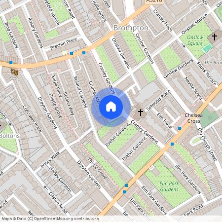 CRANLEY GARDENS, SOUTH KEN, SW7