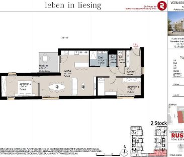 Erstbezug - Hoflagige 3-Zimmerwohnung mit Balkon | Fertigstellung 2025 - Photo 6