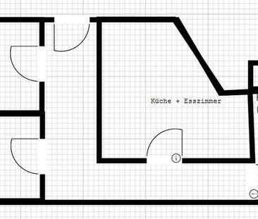 2 Zimmer Wohnung in Nürnberg (2.OG) mit Balkon und großer Wohnküche - Photo 3