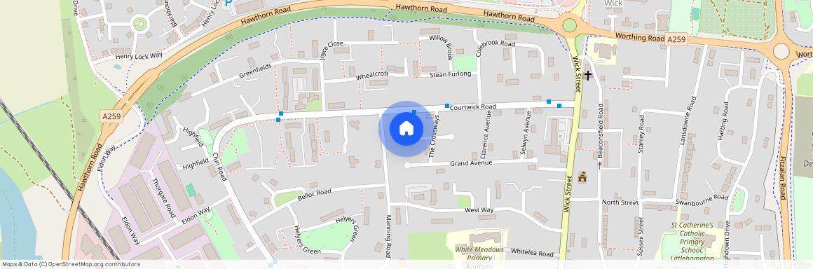 Courtwick Road, Wick, BN17