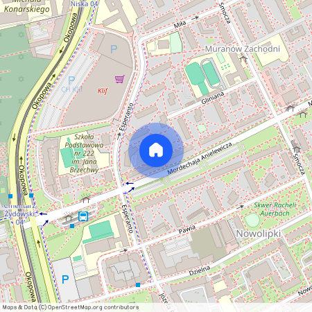 Warszawa, Śródmieście, Warszawa, Śródmieście, Mordechaja, Anielewicza