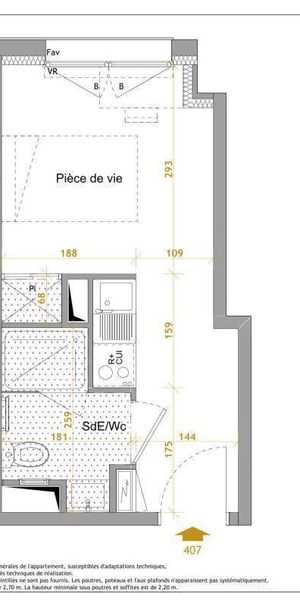 Appartement 1 pièce - - Photo 2