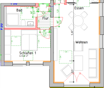 2,5-Zimmer-Wohnung – 62 m² - Terrasse - Aufzug - WBS erforderlich - Photo 1