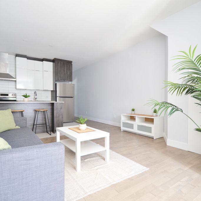 3 1/2,Meublé,Métro Joliette - Photo 1