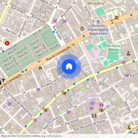 Rua Bela Cintra, 141, Consolação, São Paulo, São Paulo, 01415001