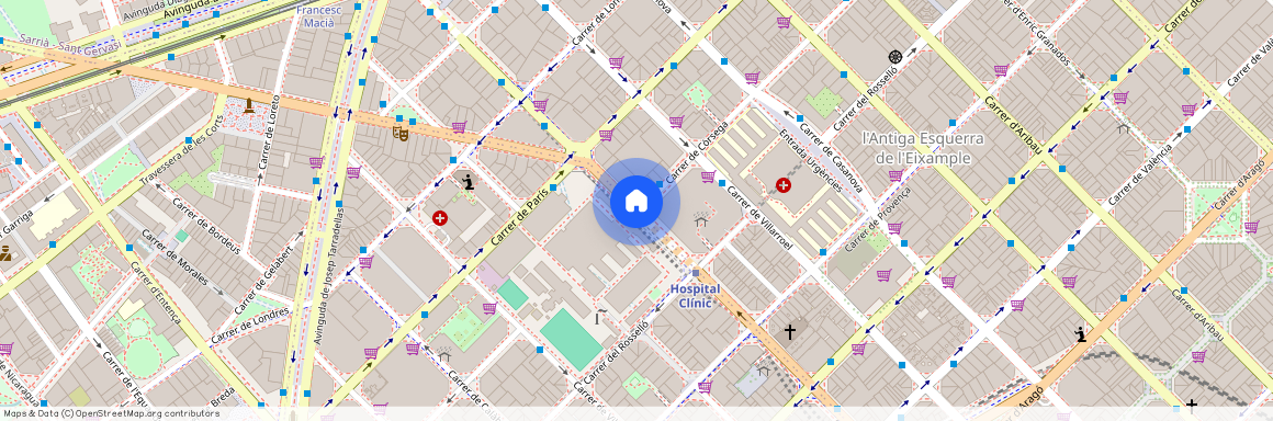 Carrer del Comte dUrgell, Barcelona, Catalonia 08036