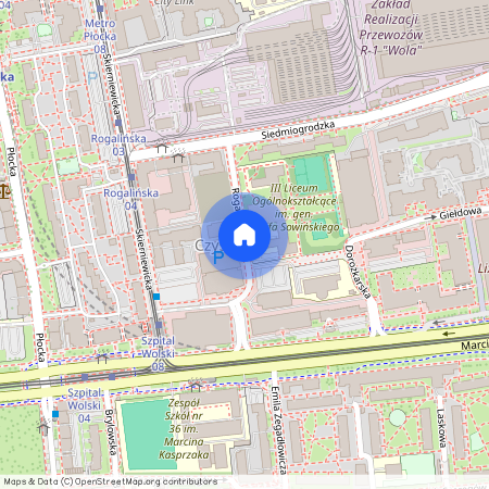 ul. Rogalińska, Czyste, Wola, Warszawa, mazowieckie