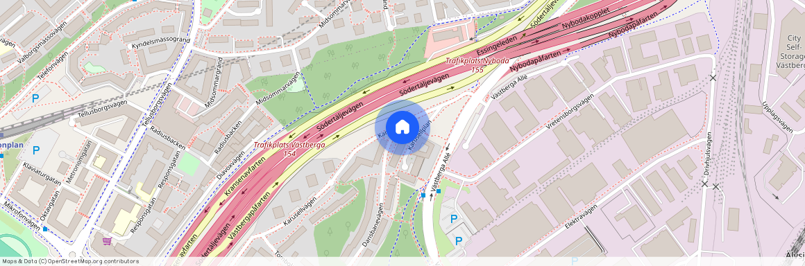 Dansbanevägen 1, Västberga