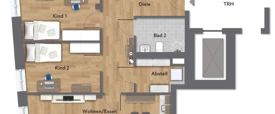 Modernes Wohnen zwischen Skyline und Altstadt - Foto 1