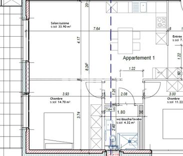3.5 Zimmer, 71 m², EG - Photo 1