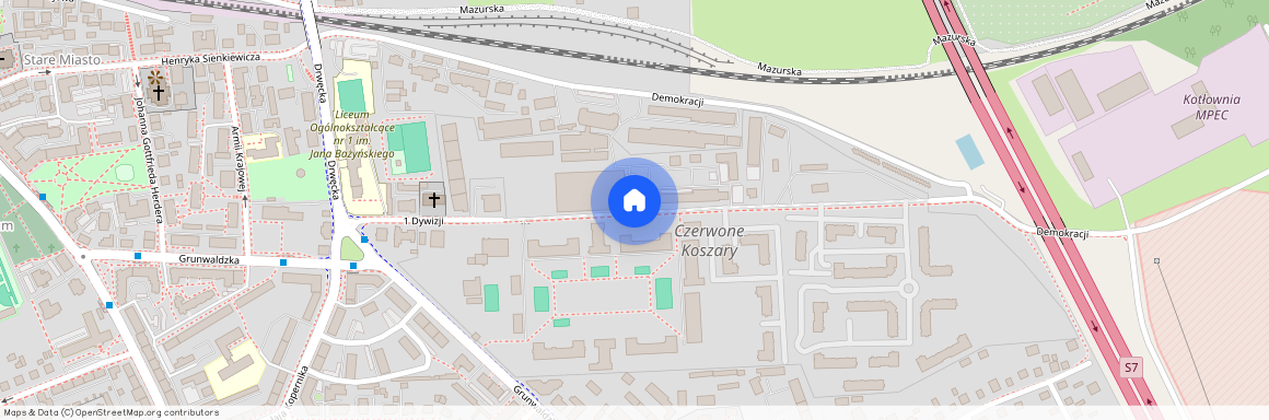 ul. 1 Dywizji, Ostróda, ostródzki, warmińsko-mazurskie