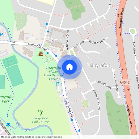 Llangorse Path, Llanyravon, NP44