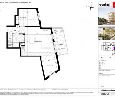 location Appartement T3 DE 58.4m² À DECINES CHARPIEU - Photo 1