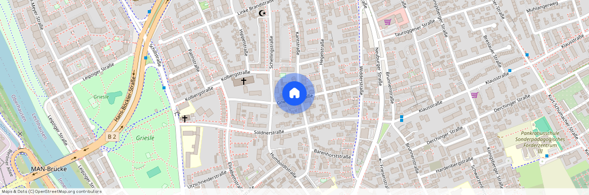 Gneisenaustraße, 86167, Gneisenaustraße     Augsburg