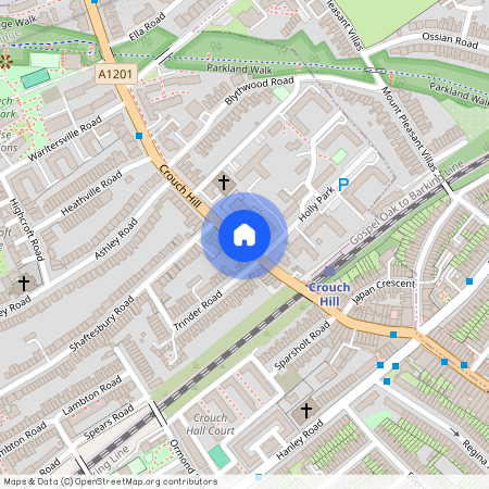 Crouch Hill, Finsbury Park, London, N4 4AP