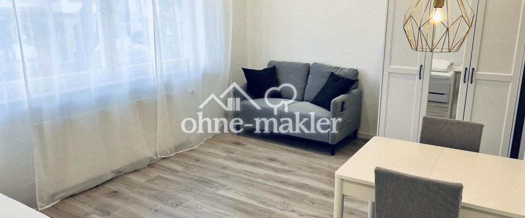 Moderne vollmöblierte 1-Zimmerwohnung mit Blick in die Stadt - Foto 1