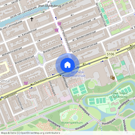 Overtoom 394-2, Cremerbuurt-West, 1054JS, Amsterdam