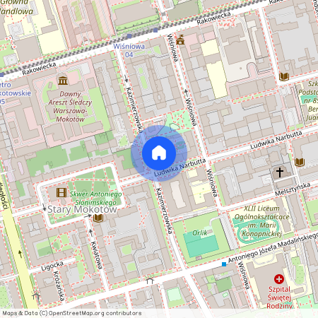 ul. Kazimierzowska, Stary Mokotów, Mokotów, Warszawa, mazowieckie