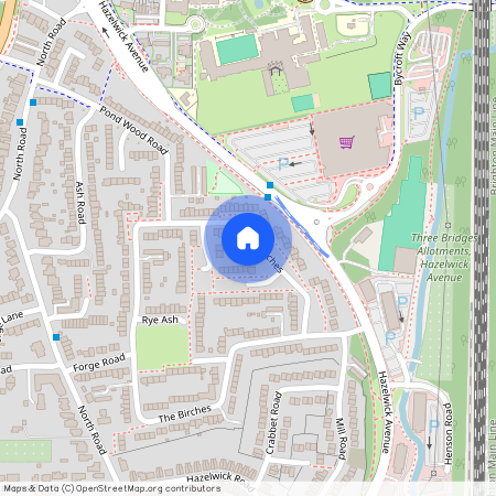 Three Bridges, Crawley, West Sussex. RH10 1RY