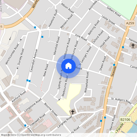 Melbourne Road, Eastbourne, BN22