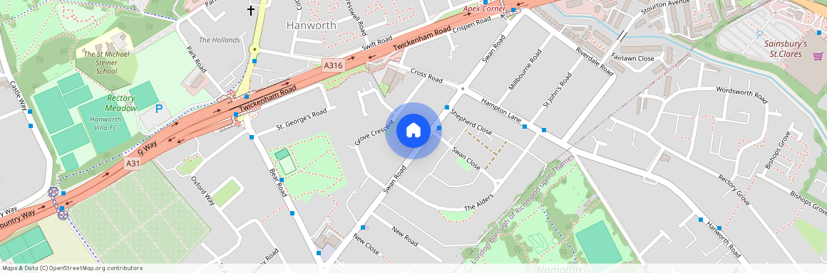 Swan Road, Hanworth, TW13