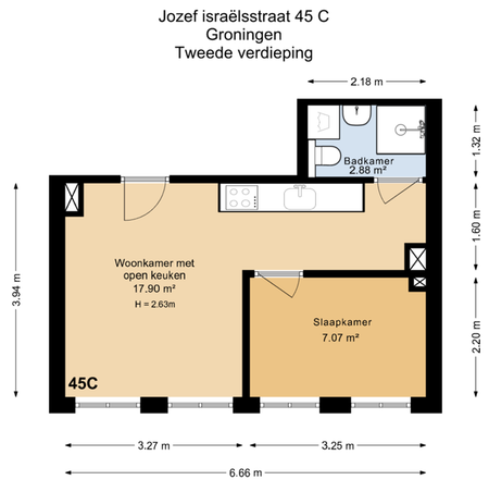 Te huur: Appartement Jozef Israëlsstraat in Groningen - Foto 2
