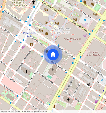 ** Rue de Bleury, Ville-Marie, Ville-Marie, Ile de Montréal, H3B 0H2