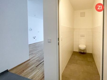 Schöne geförderte 2-Zimmer-Wohnung mit Tiefgaragenparkplatz und Balkon in Gallspach. Erstbezug! - Foto 5