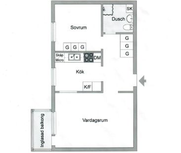 Knivsta - 2rok - tillsv - 9.200kr/mån - Photo 2