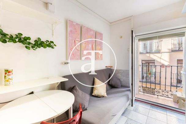 Monthly rental apartment with one bedroom suite and balcony in the center of Madrid - Photo 1