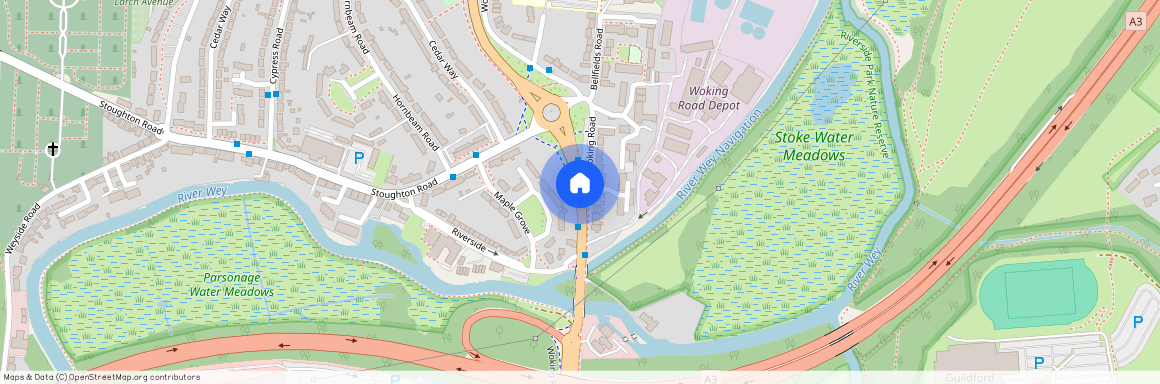 Woking Road, Guildford, Surrey, GU1