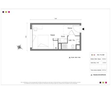 Location Appartement 1 pièce 19m² AUZEVILLE TOLOSANE 31320 - Photo 4