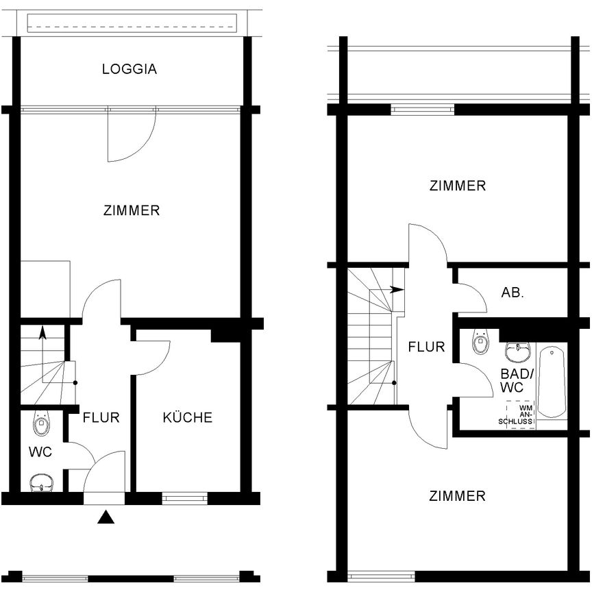 Großzügige 3-Zimmer-Wohnung mit Loggia //ZG 4.OG/5.OG , 4. ME von li. - WBS erforderlich ! - Photo 1