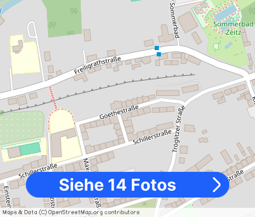 3-Raum-Wohnung mit Balkon im Stadtzentrum Zeitz zu vermieten - Foto 1