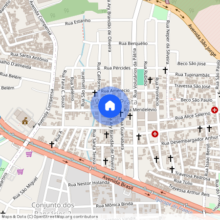 Rua Mendelévio, Vila da Prata, Manaus, AM, 69030170
