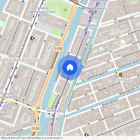 Jordaan, 1015 WH, Marnixstraat, Amsterdam