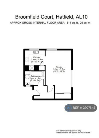 Studio to rent - Photo 2