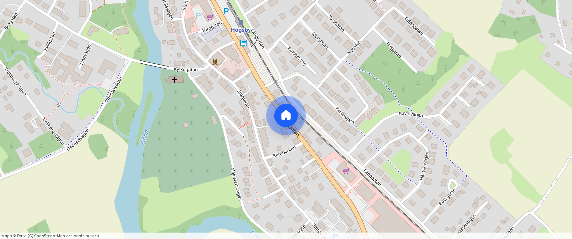 Järnvägsgatan, Högsby