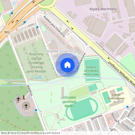 ul. ks. Jana Dzierżona, Guido, Zabrze, śląskie